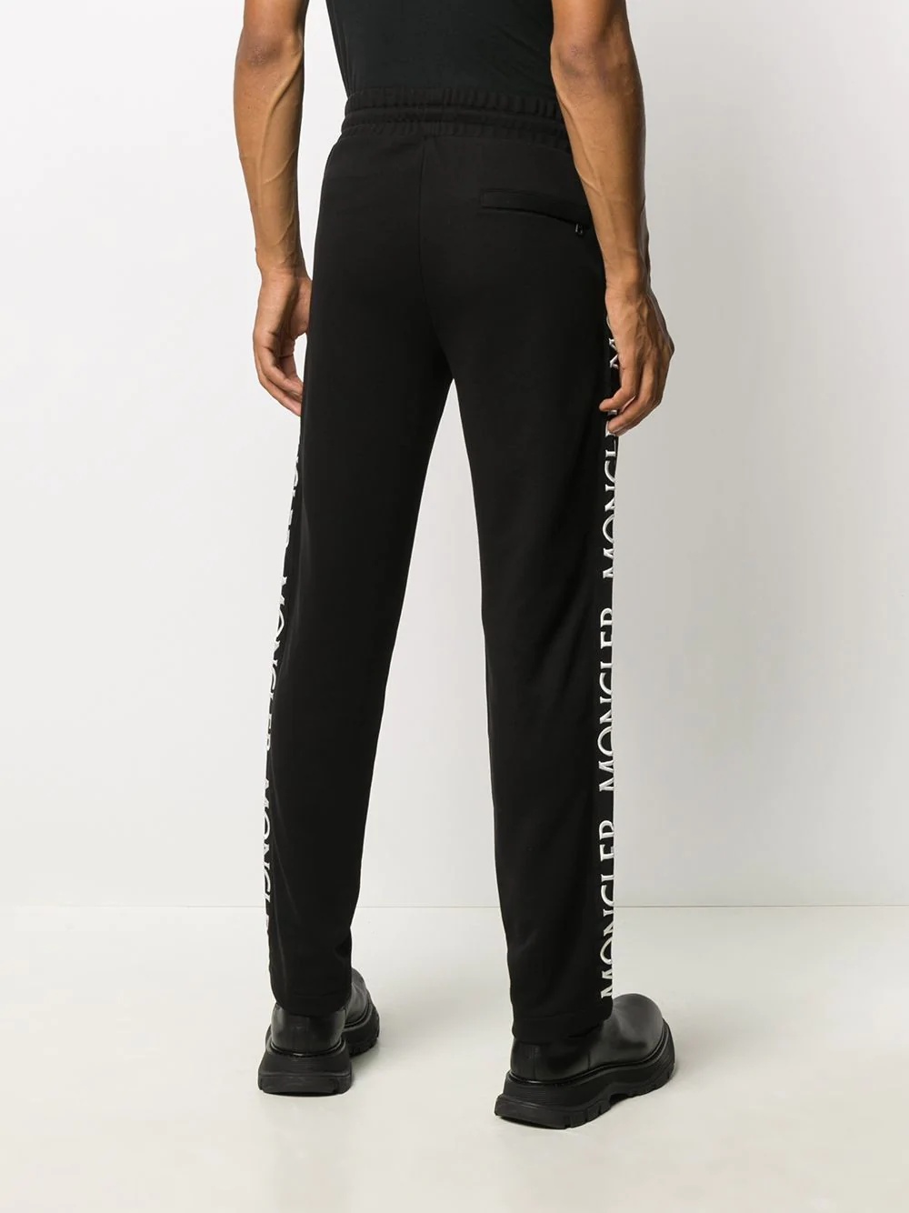 embroidered logo track pants - 4