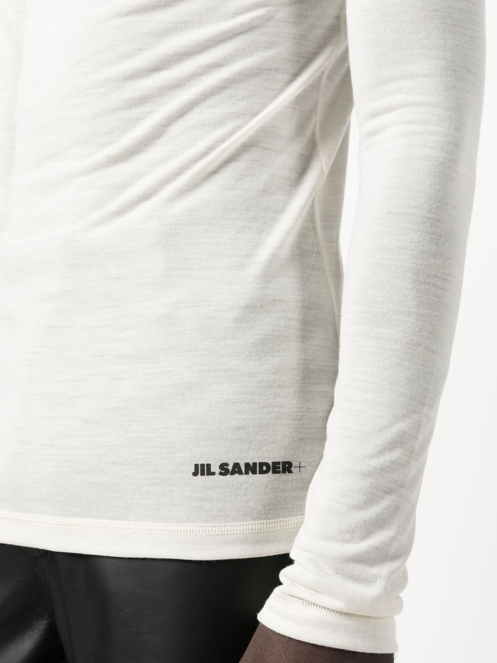 logo-print long-sleeved T-shirt - 5