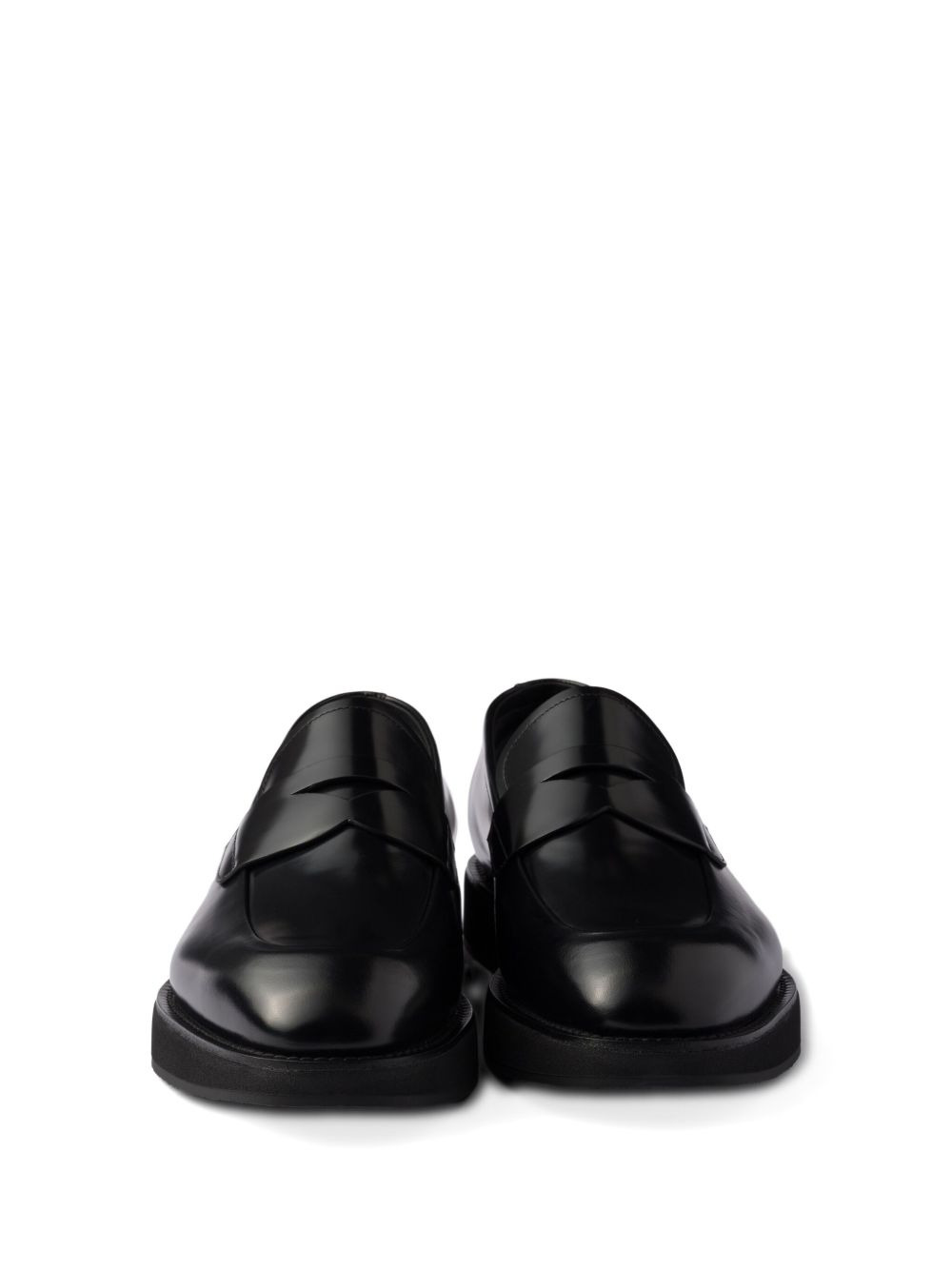 leather penny loafers - 4