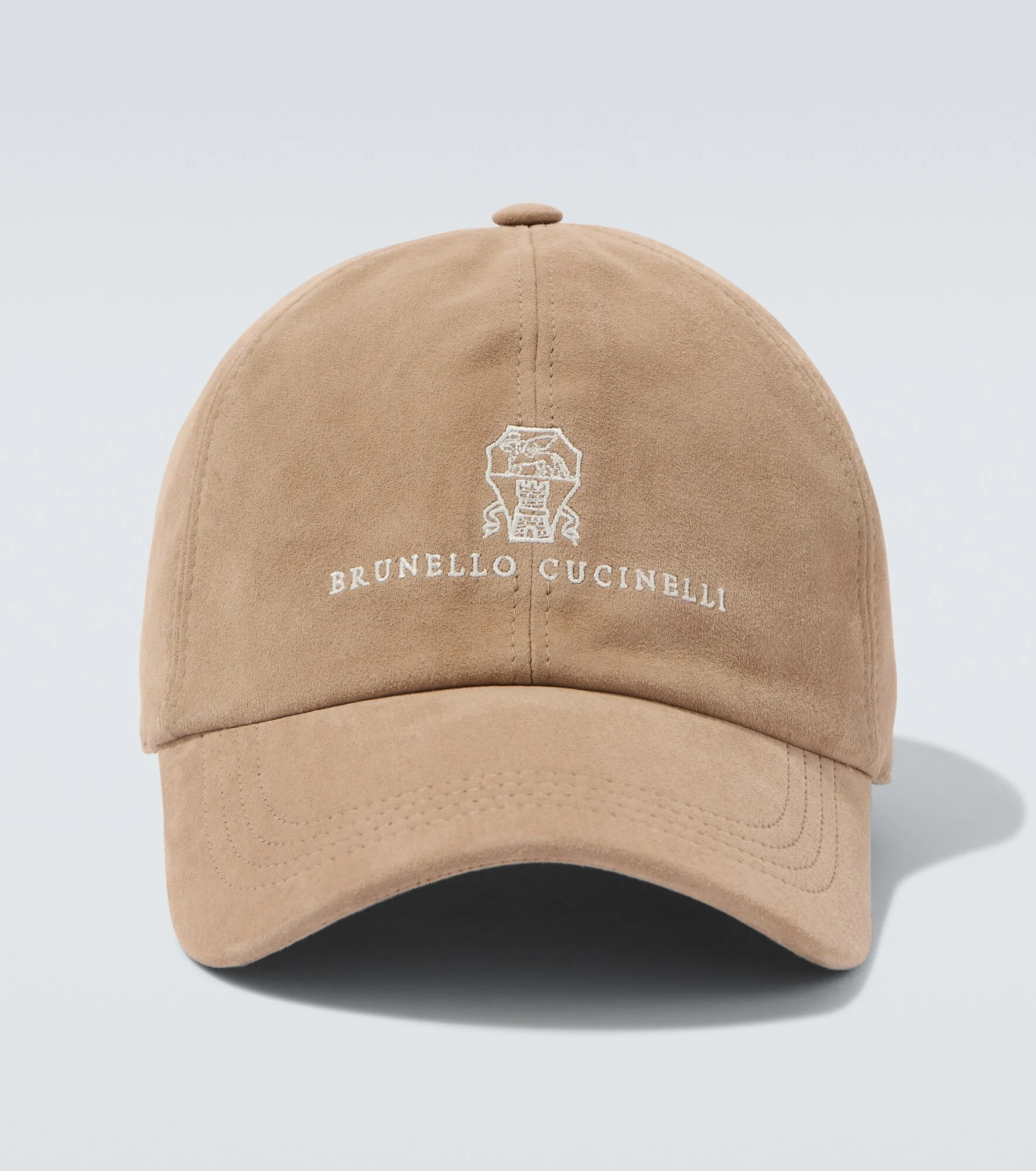 Logo suede baseball cap - 1