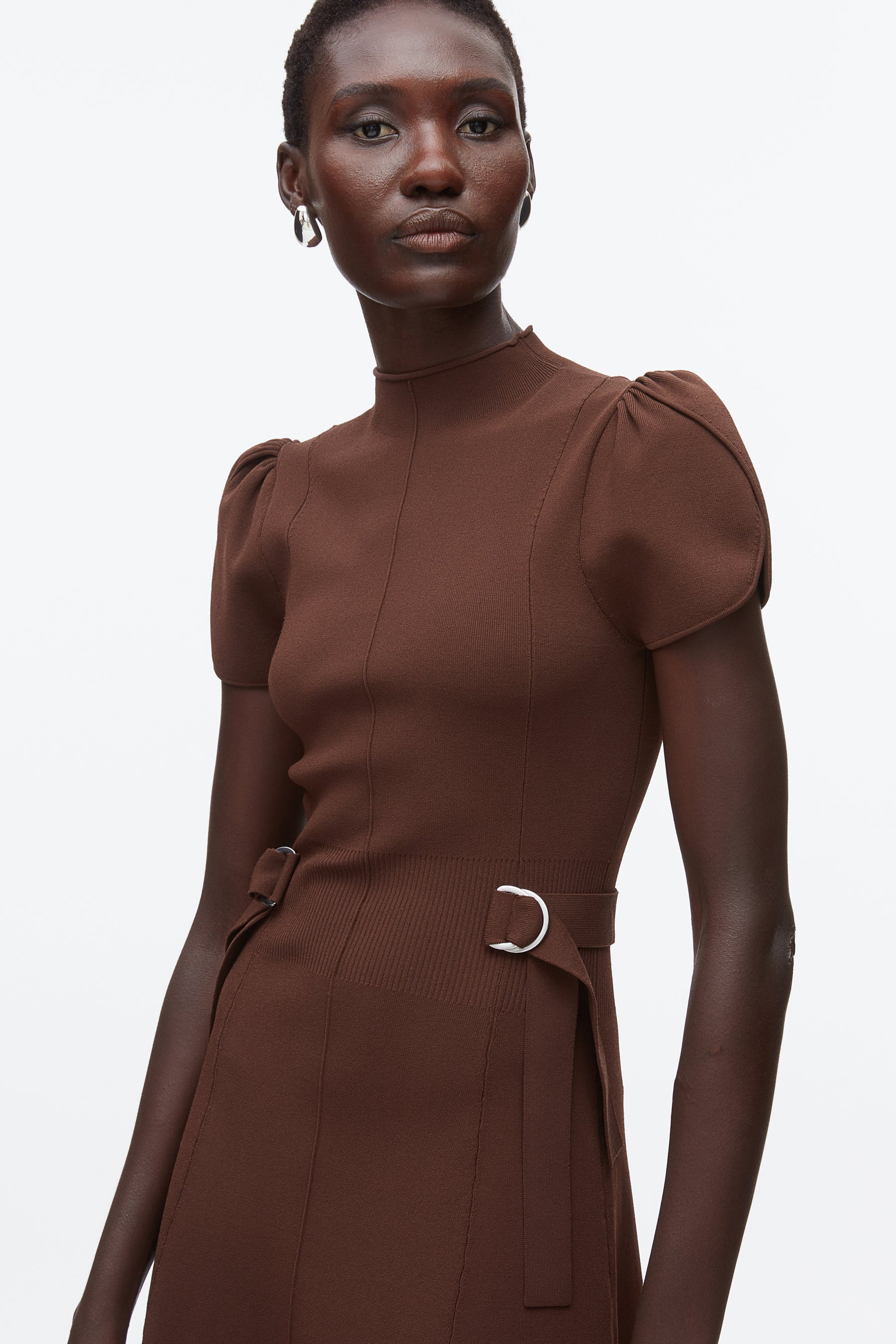 Compact Rib Tulip Dress - 6