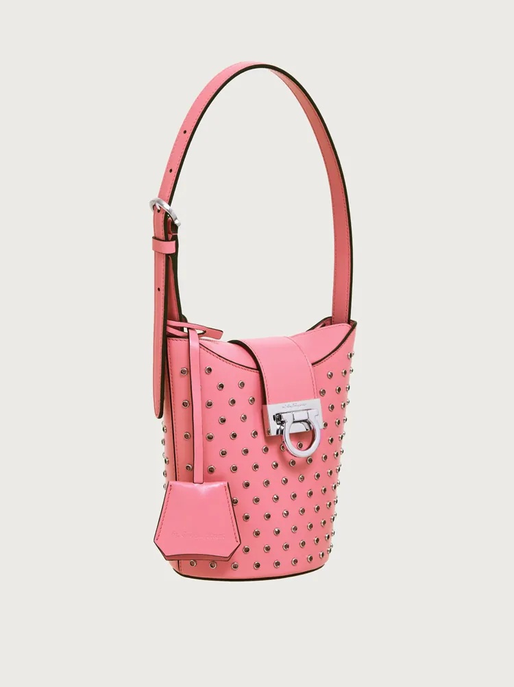 STUDDED TRIFOLIO SHOULDER BAG 2