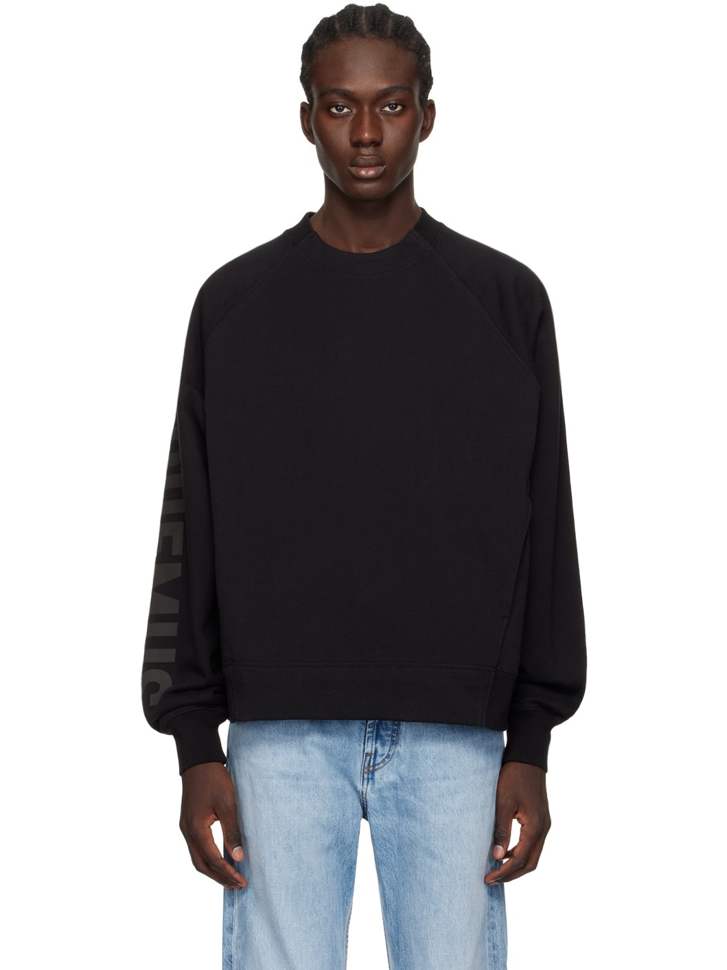 Black Les Classiques 'Le Sweatshirt Typo' Sweatshirt - 1