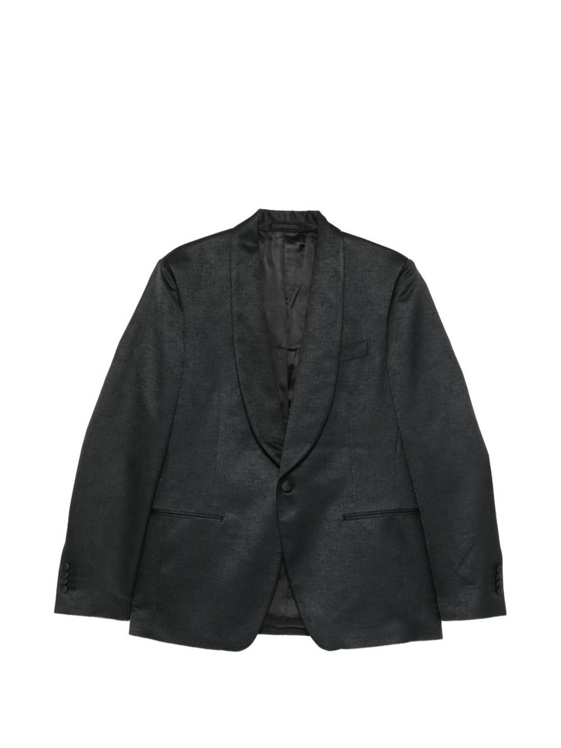 shawl-lapel single-breasted blazer 1