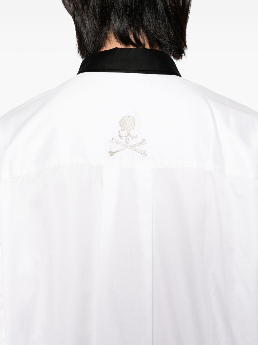 logo-patched shirt - 5