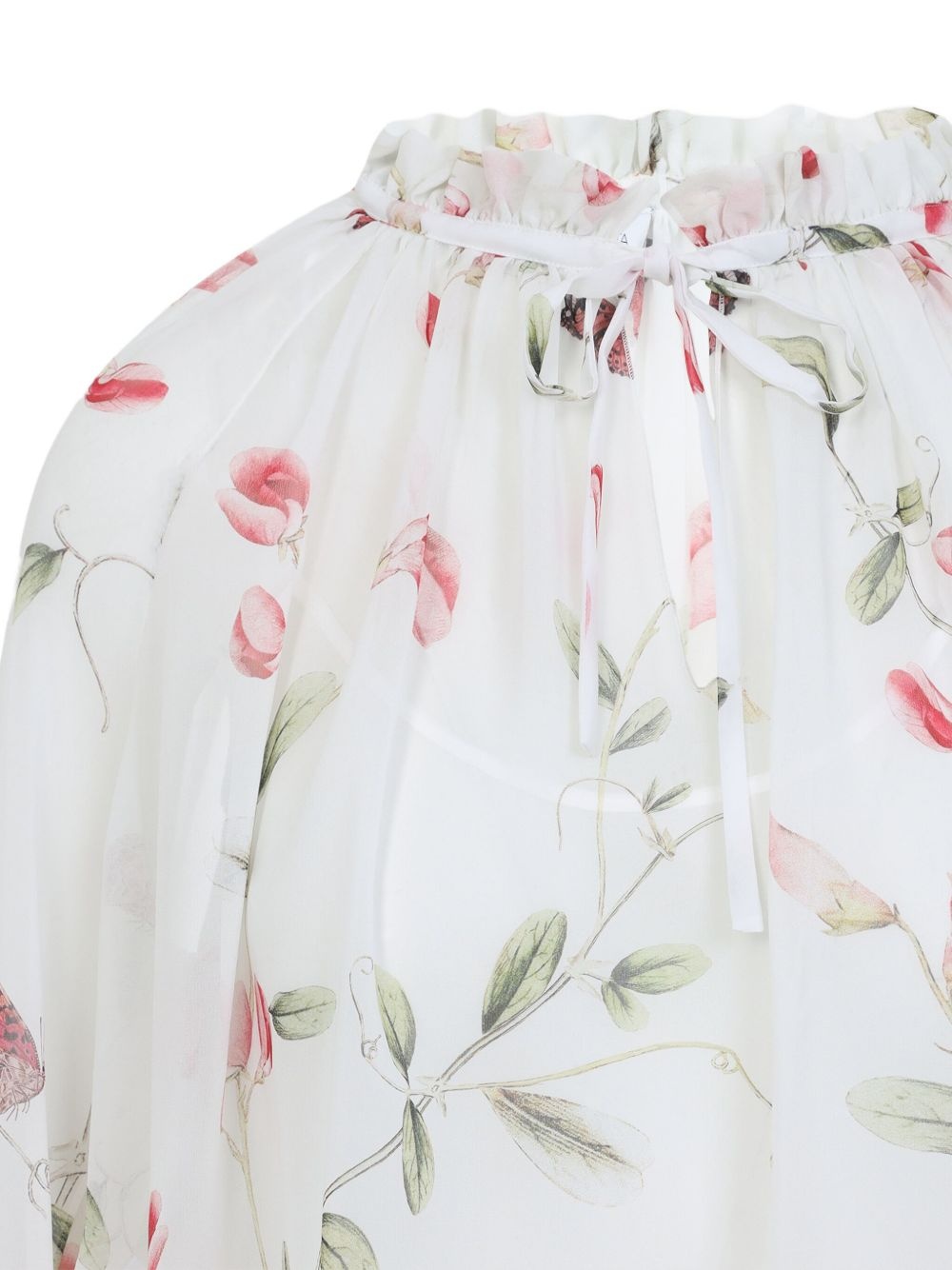floral-print blouse - 4