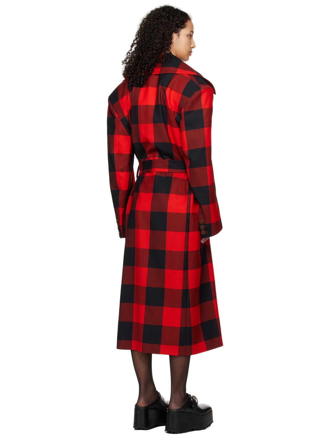 Red Paulina Coat - 3