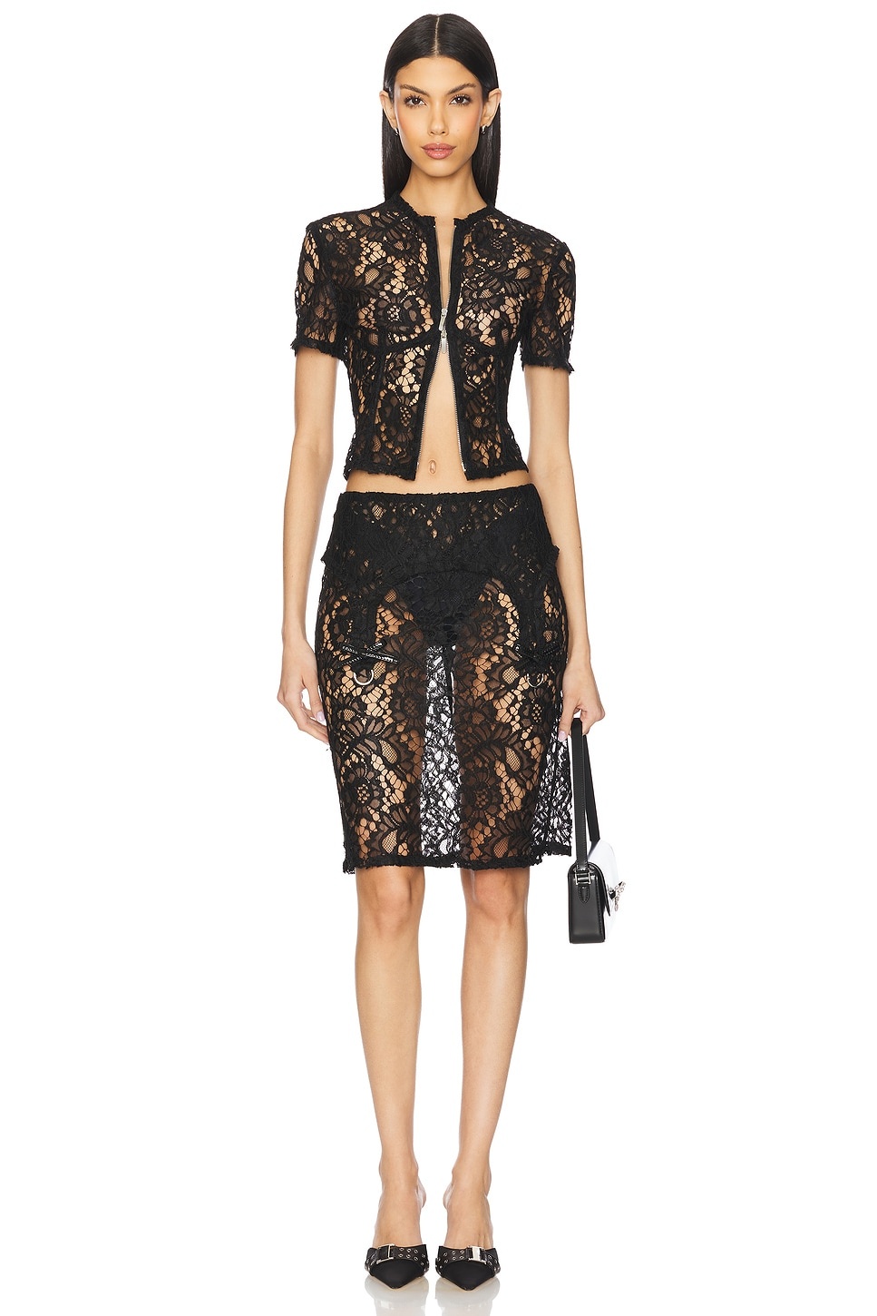 Lace Garter Skirt - 5