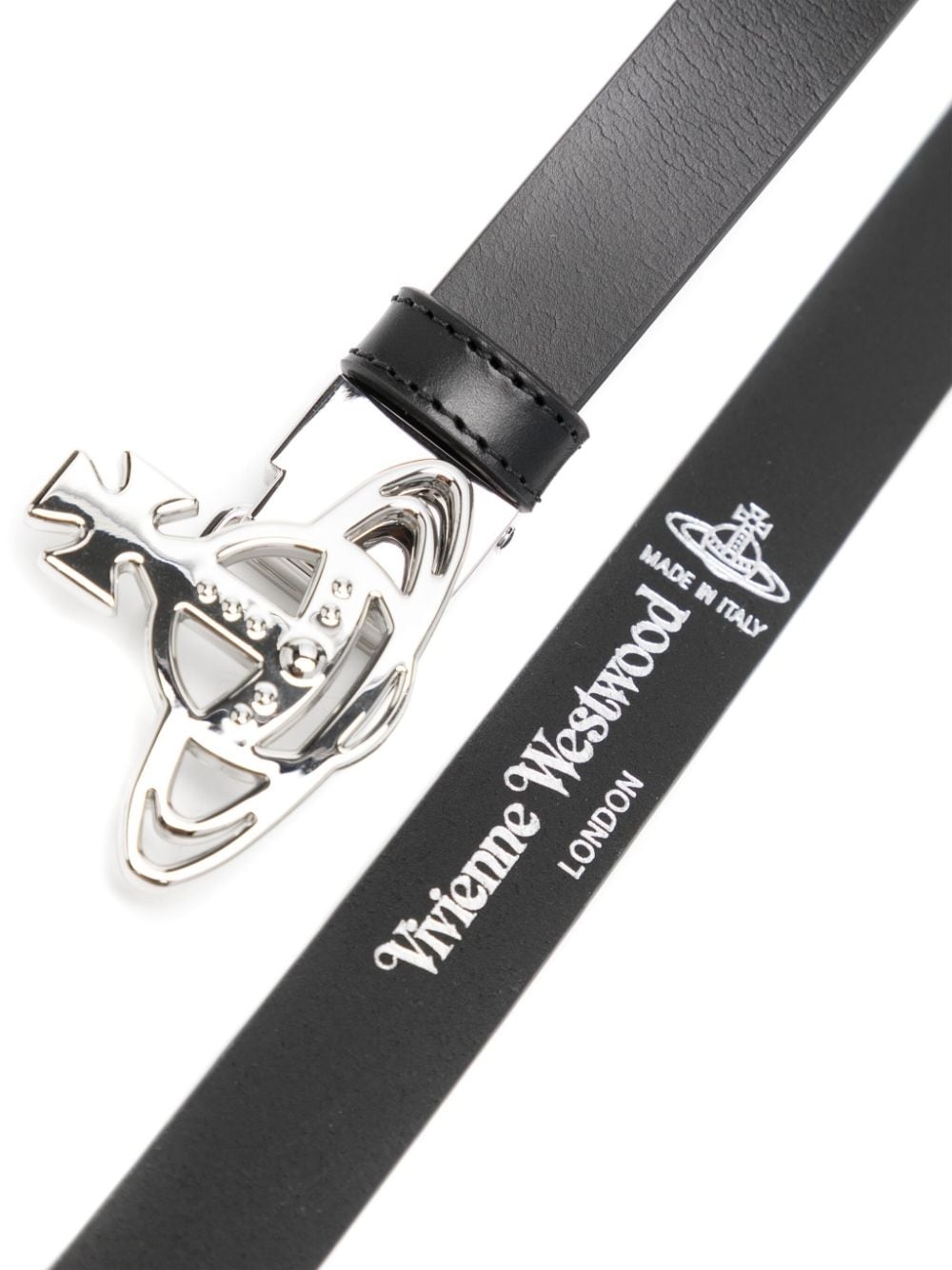 small line orb buckle belt - 2