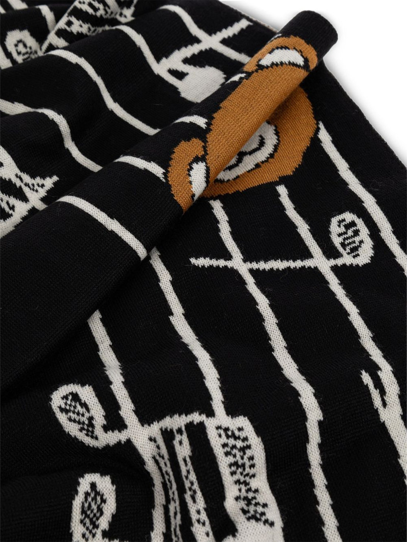 Moschino print scarf outlook