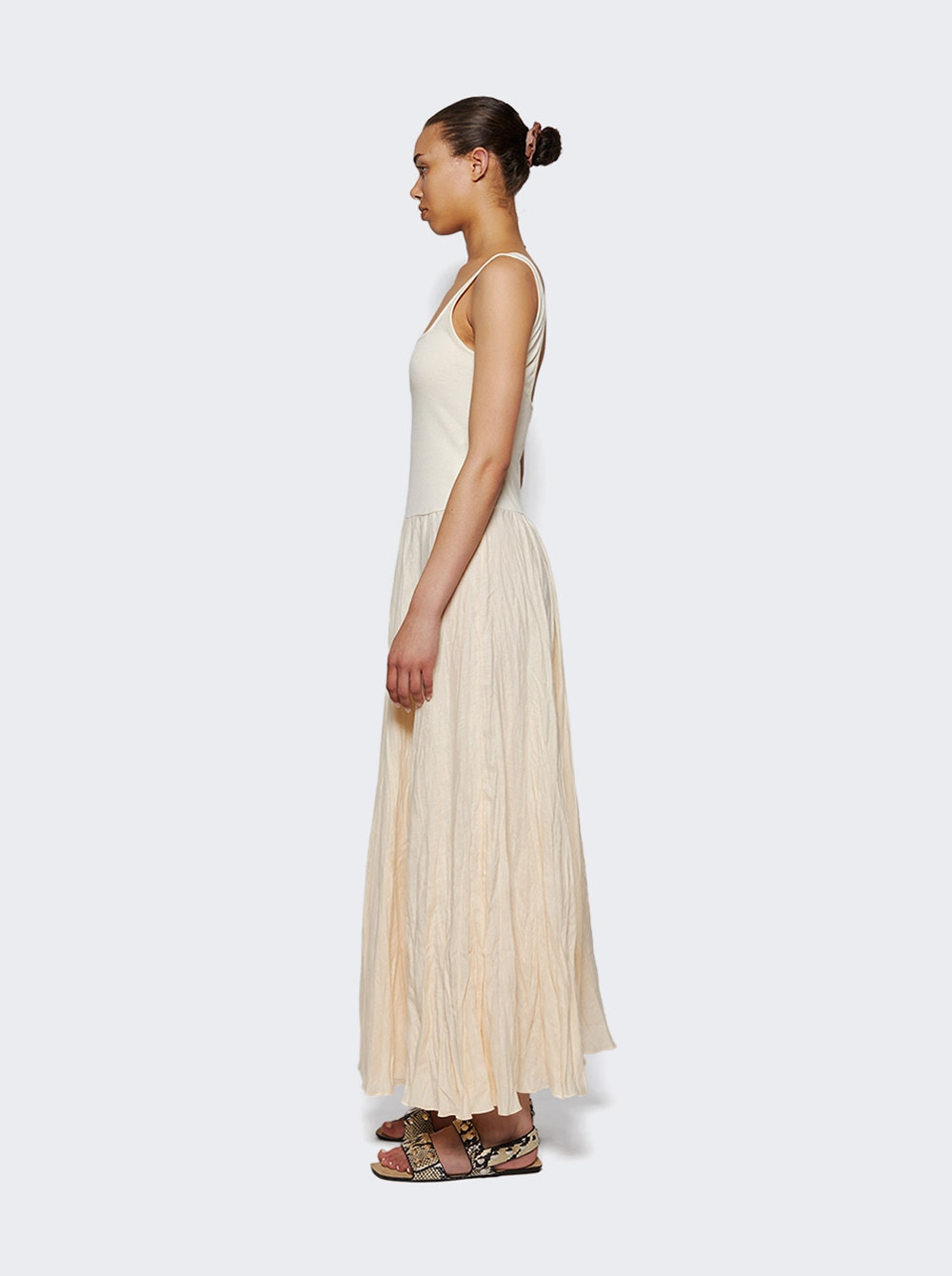 Mariner Maxi Dress Ecru - 3