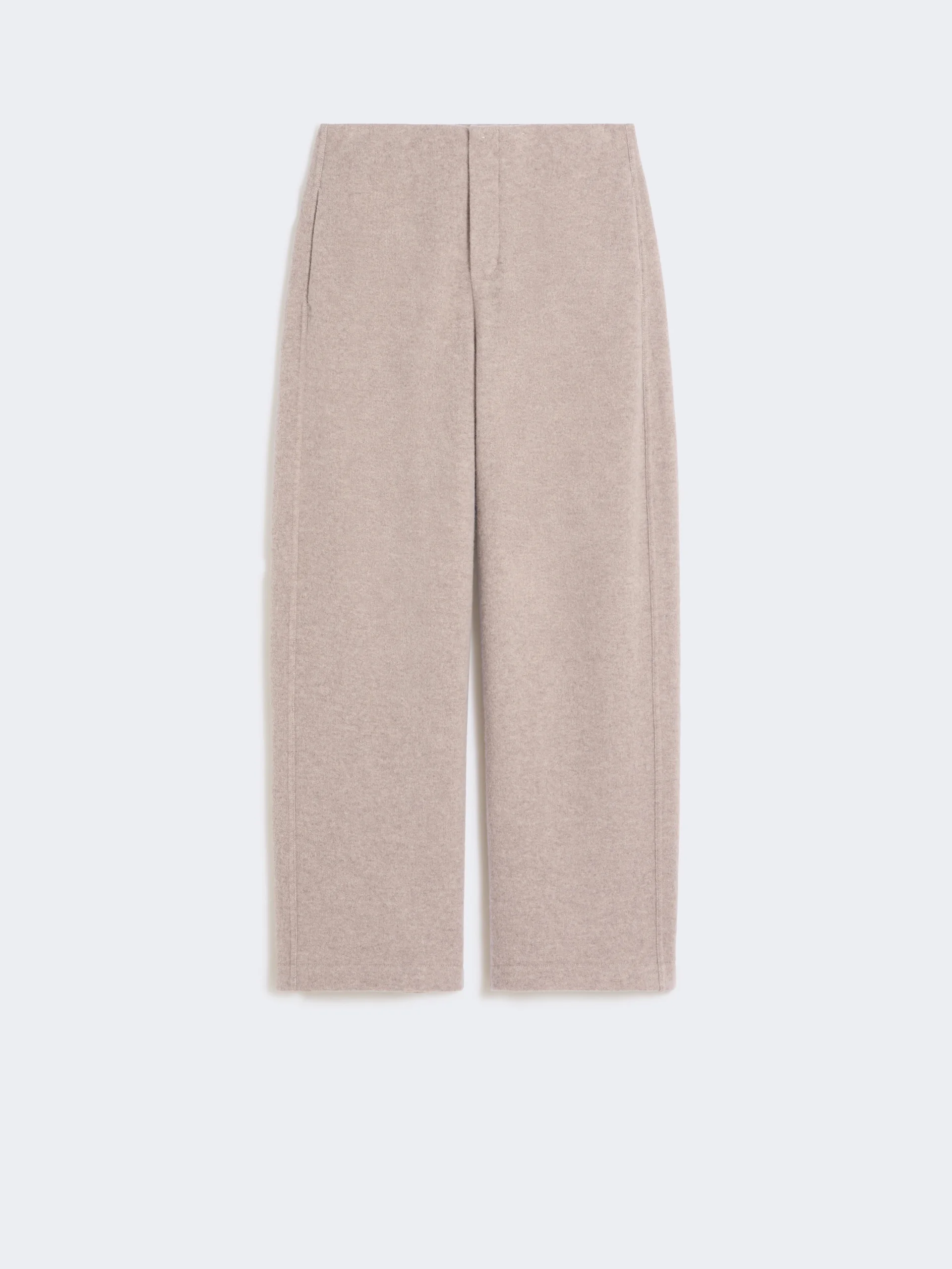 Cashmere and wool fleece trousers - BEIGE - 1