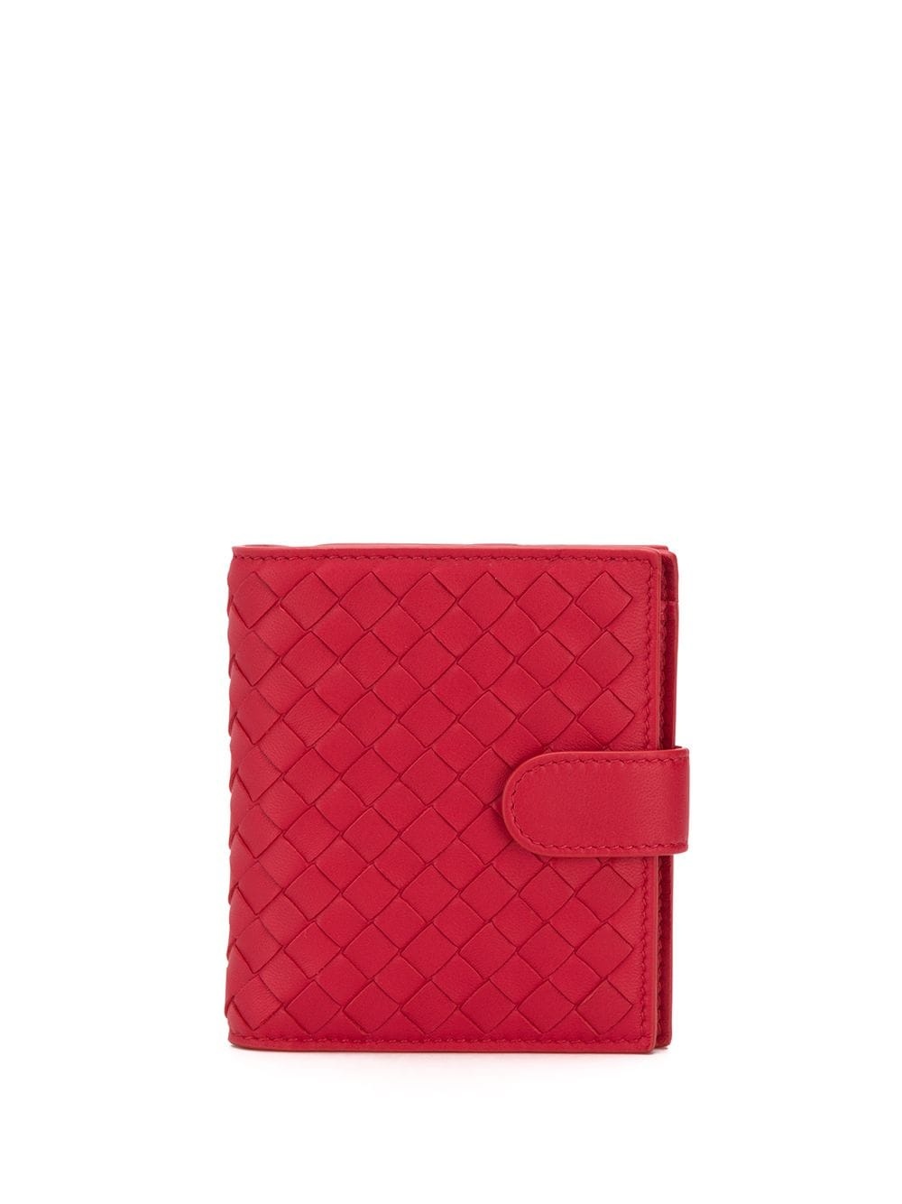 intrecciato weave mini wallet - 1