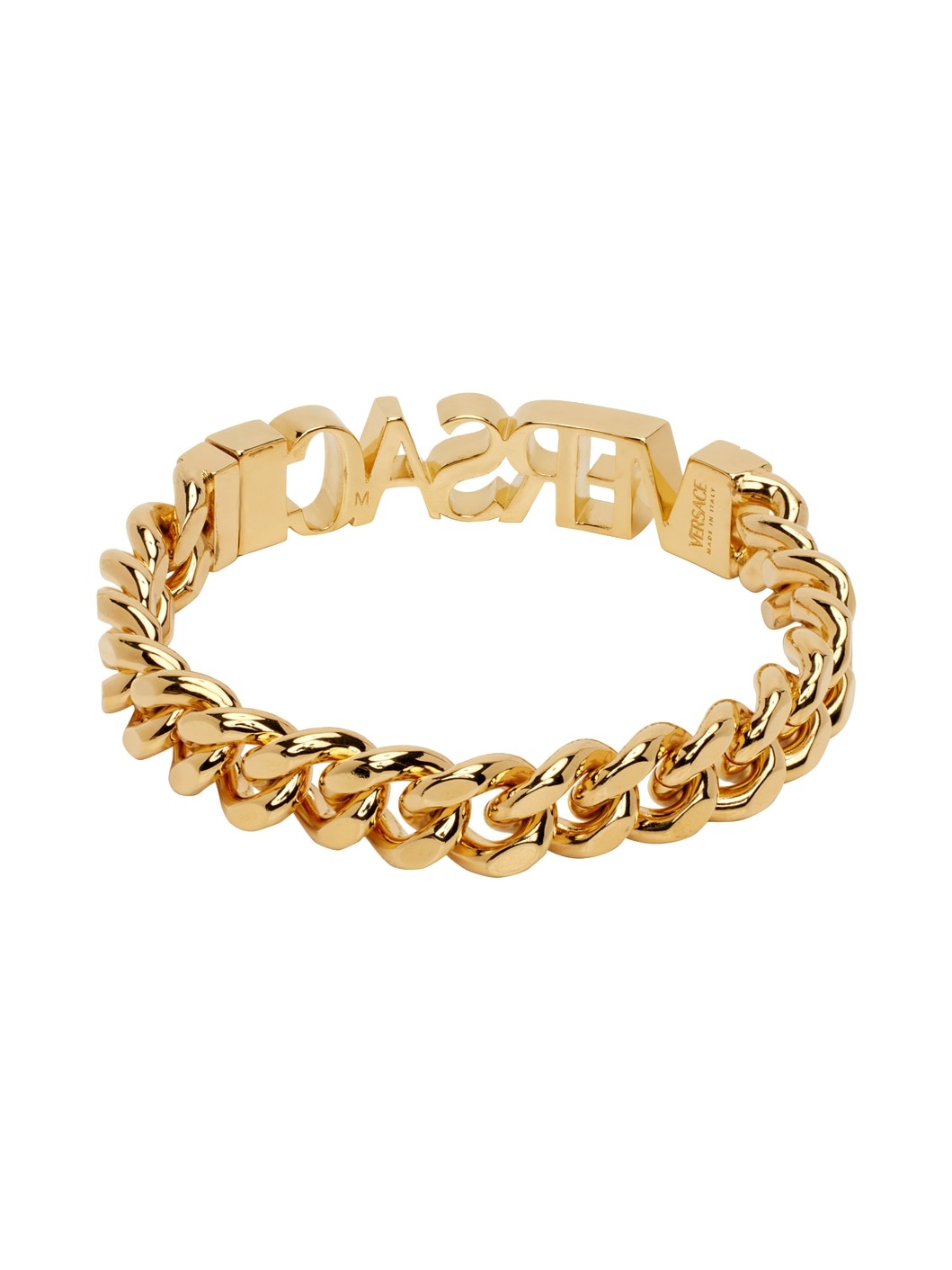 Gold 'Versace' Bracelet - 2
