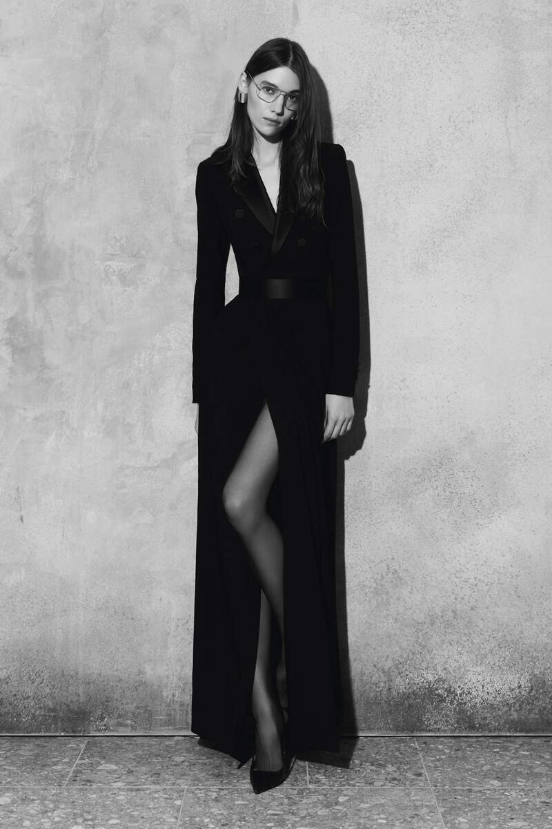 TUXEDO FULL LENGTH DRESS - 3