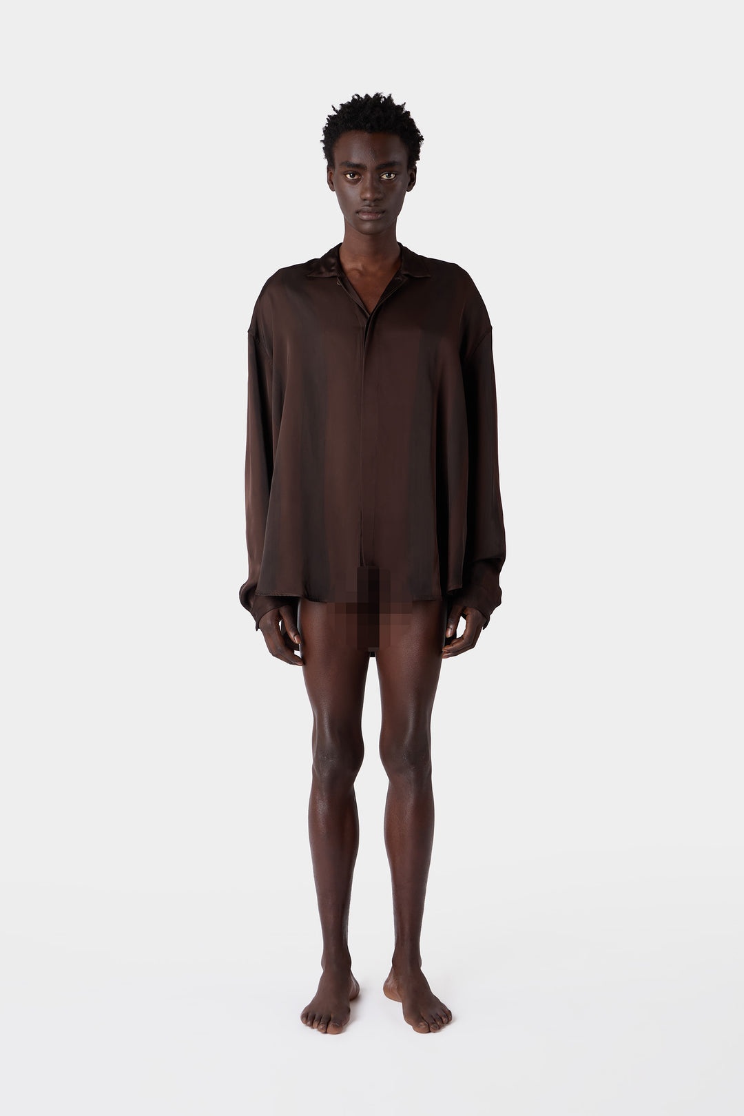 OVER SHIRT / brown - 5