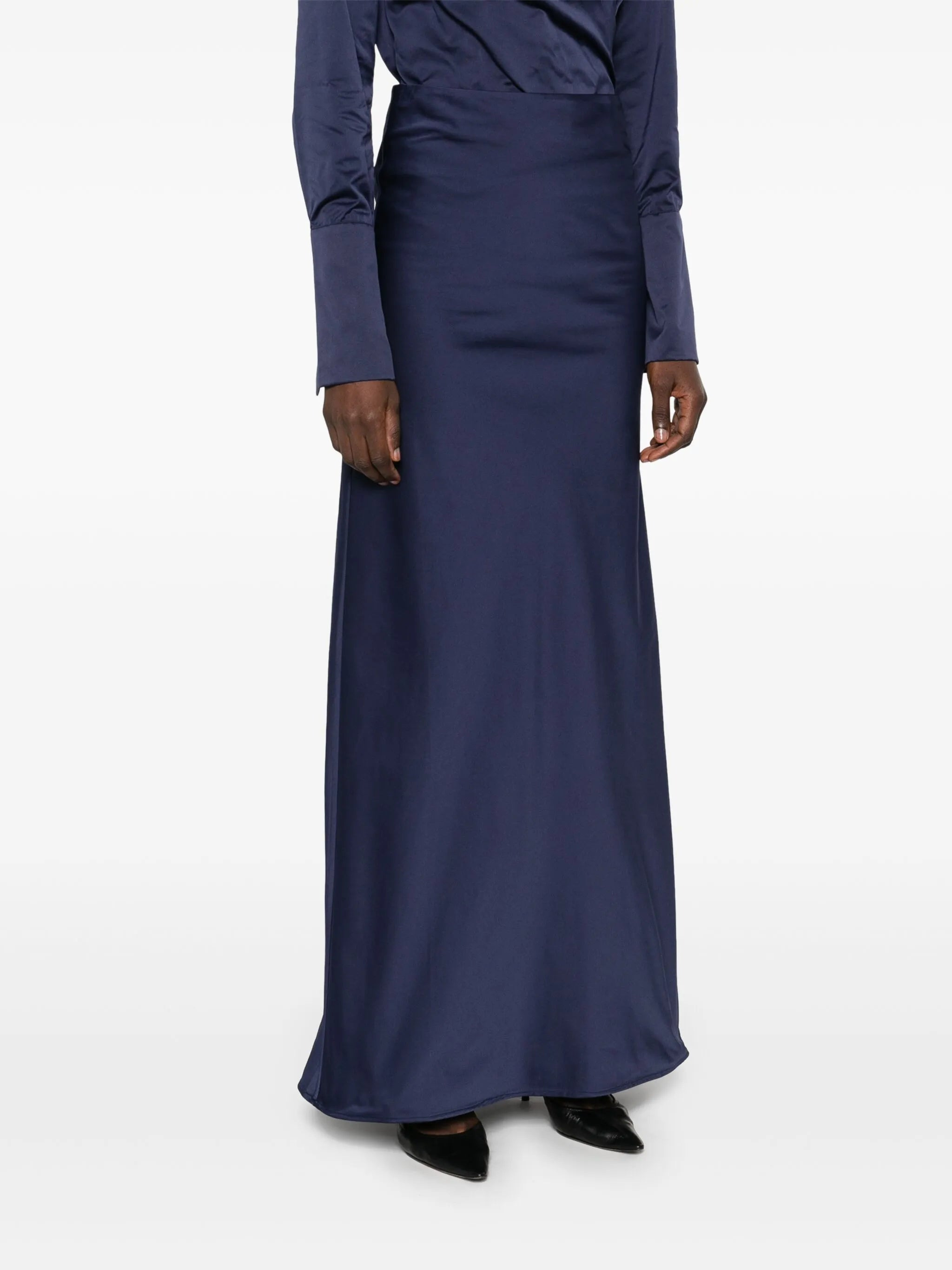 x Gieves & Hawkes Belmont maxi skirt - 3