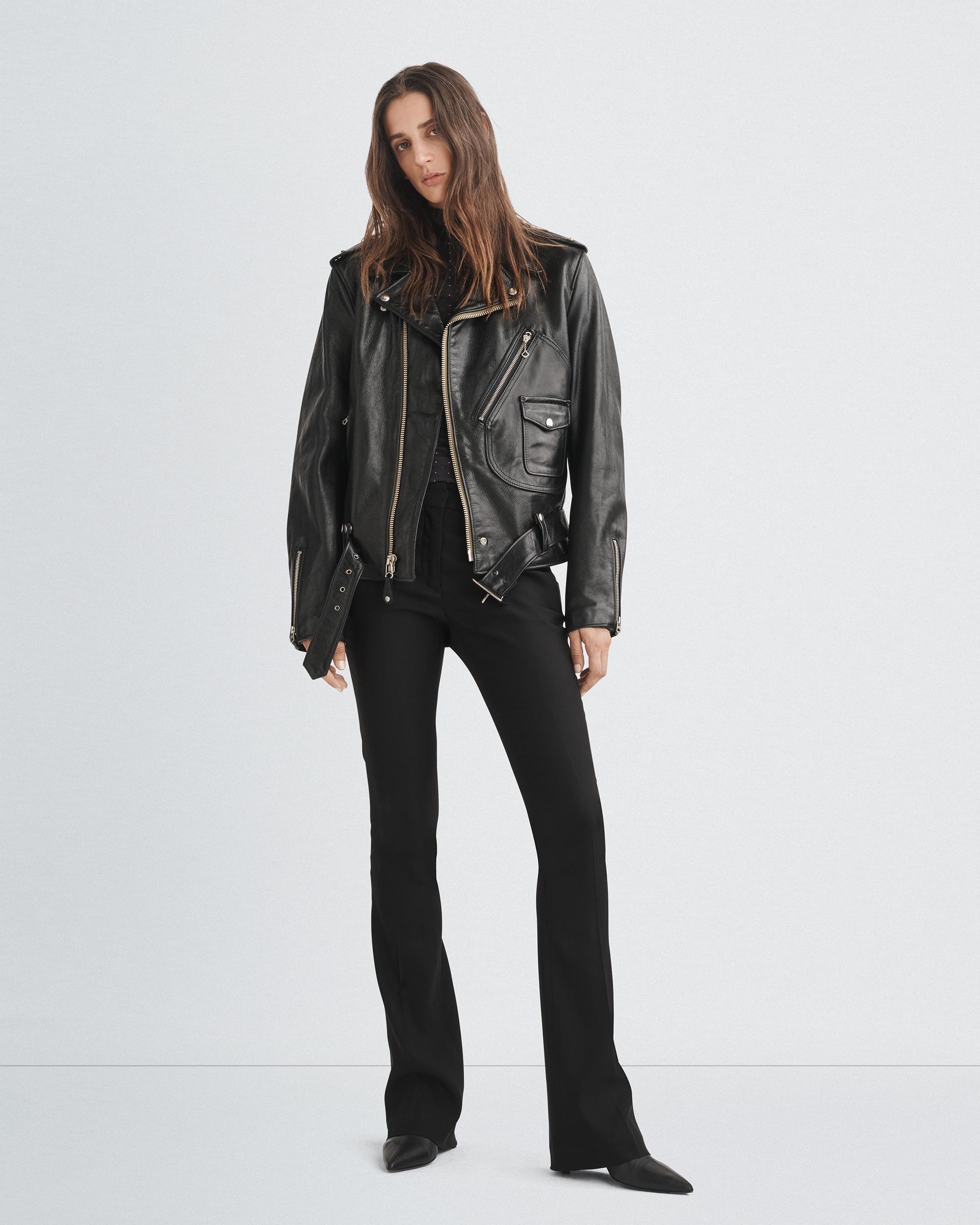 Dallas Leather Moto Jacket
Relaxed Fit - 3