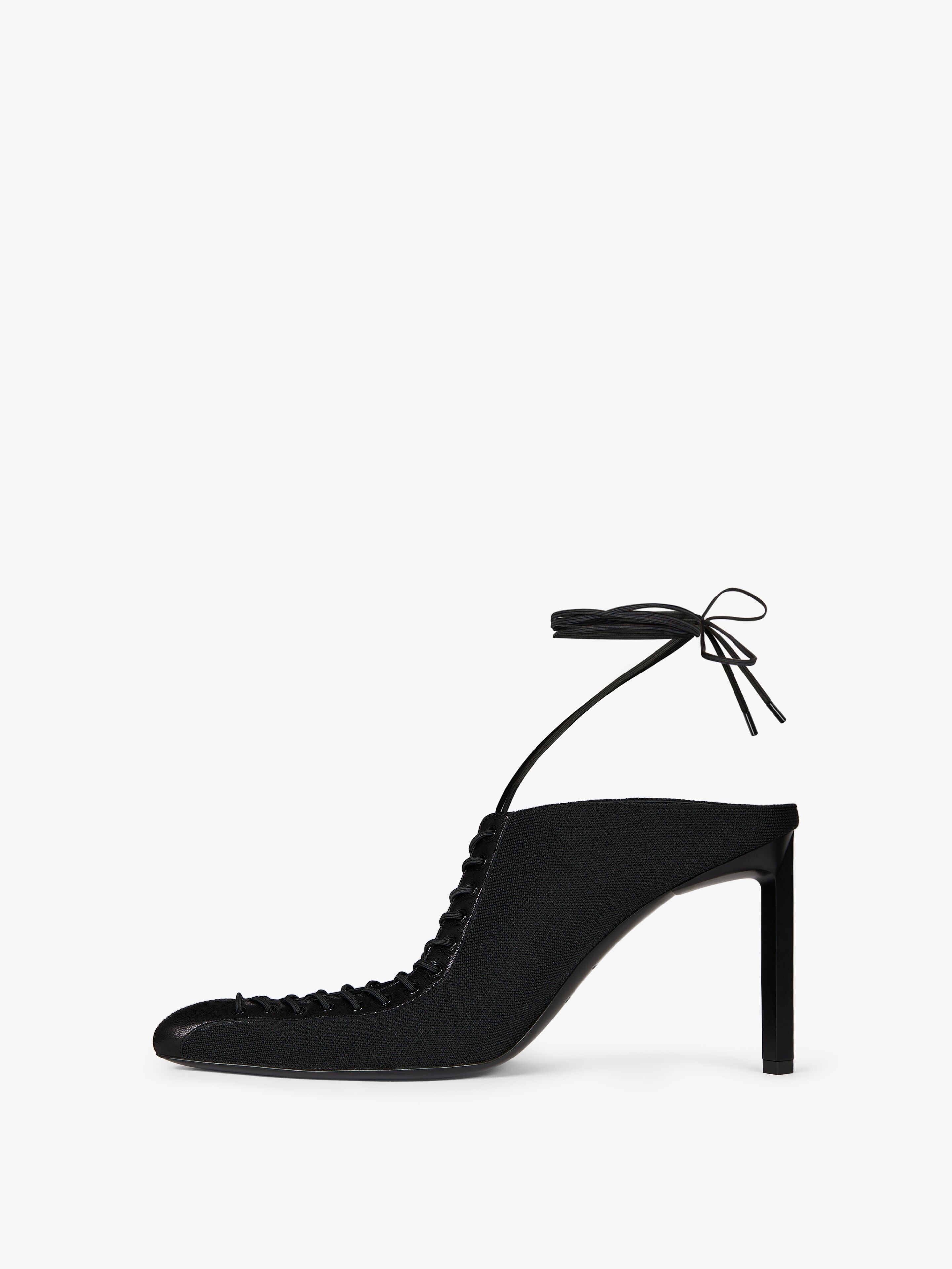 SHOW SLINGBACK IN KNIT AND LEATHER - 4