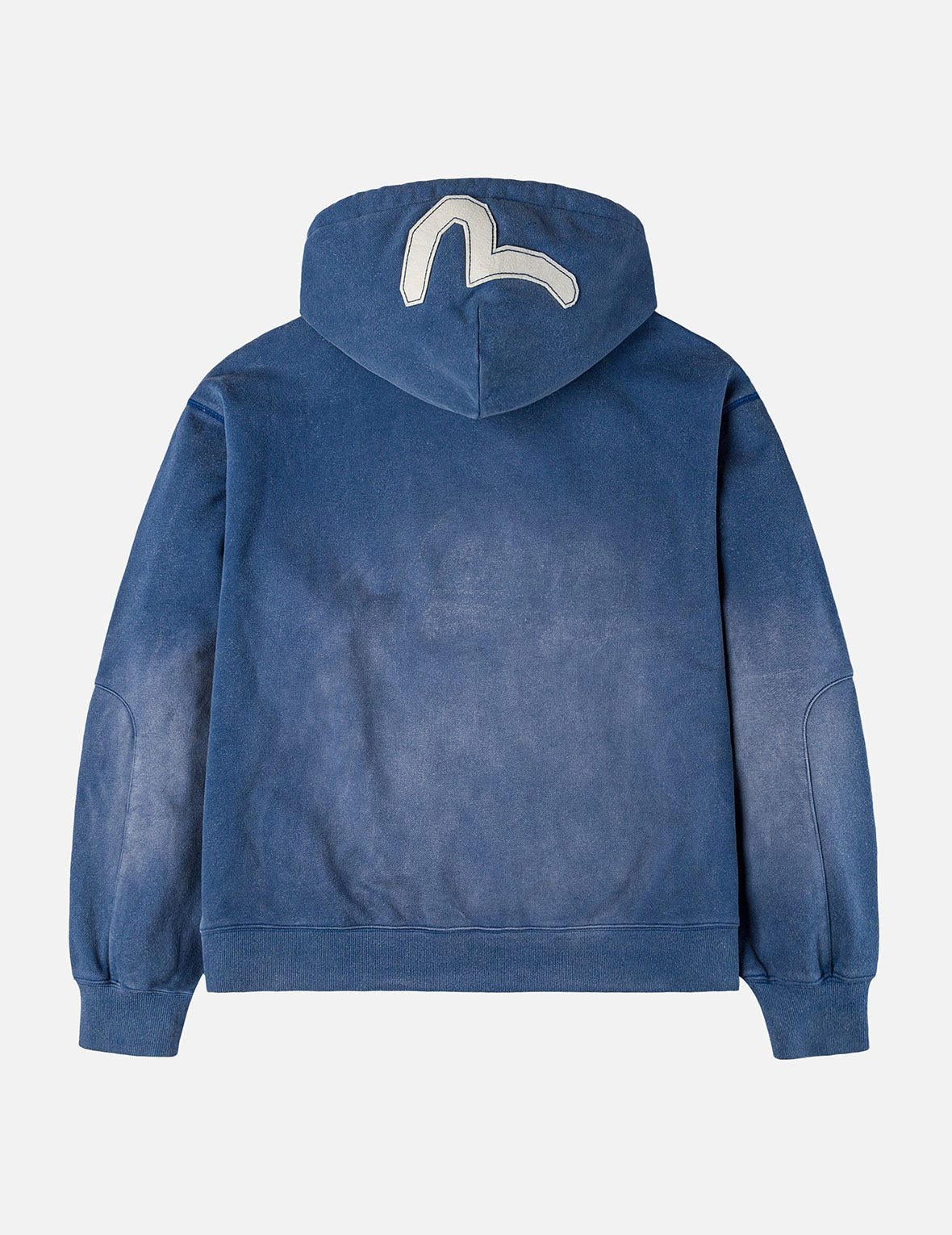 EV and Seagull Patches Embroidery Relax Fit Hoodie Jacket - 4