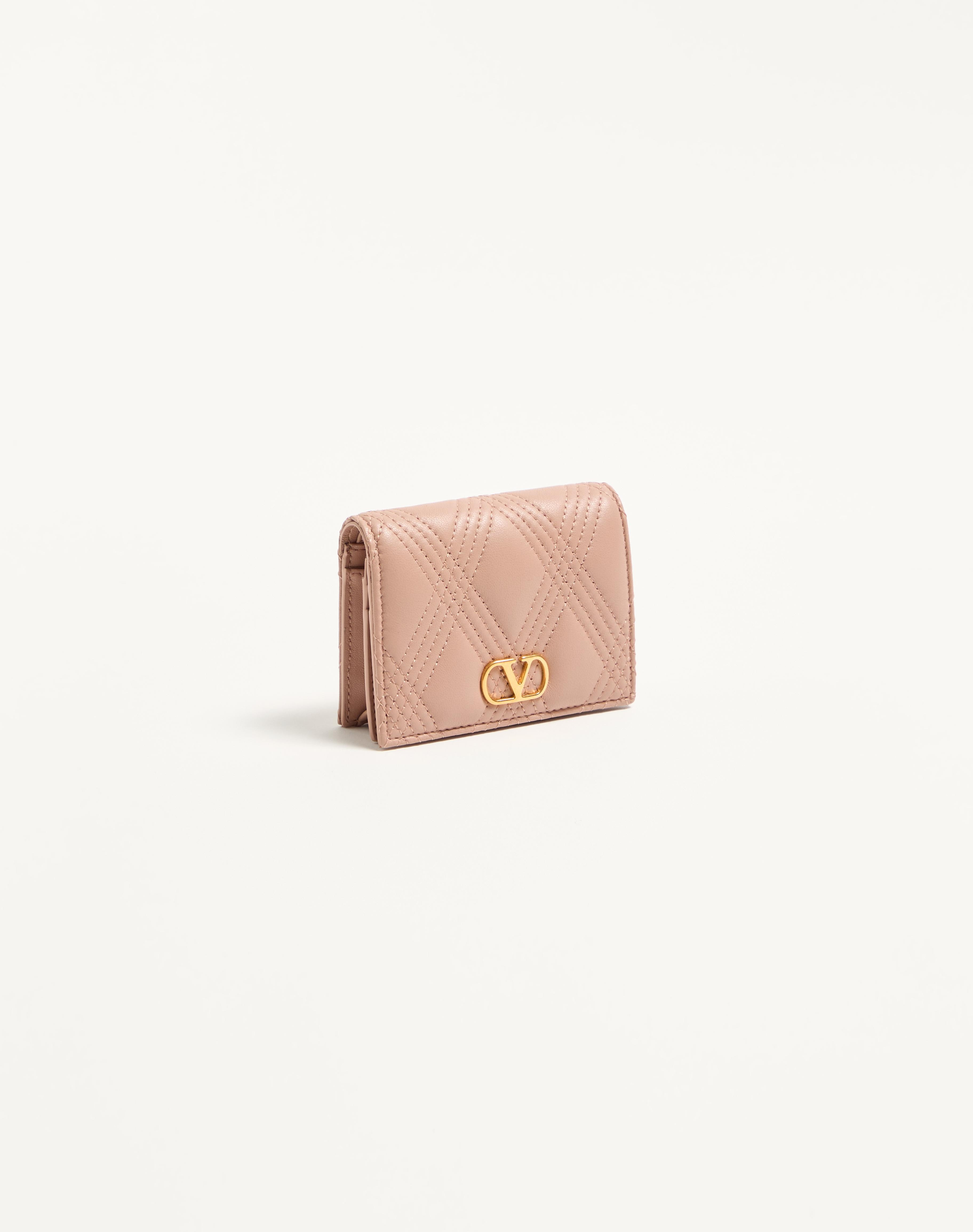 VALENTINO GARAVANI QUILTIE 67 WALLET IN QUILTED NAPPA LEATHER - 4