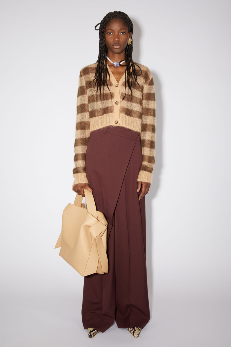 Acne Studios Musubi midi shoulder bag - Dune beige outlook