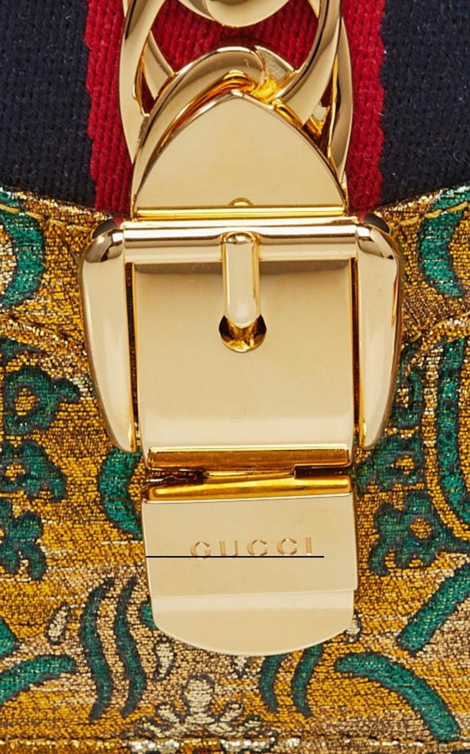 Sylvie Multicolor Brocade Bag - 5