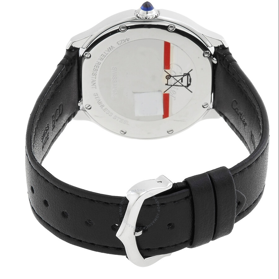 Cartier Ronde Must De Cartier Quartz Silver Dial Men's Watch WSRN0031 - 3