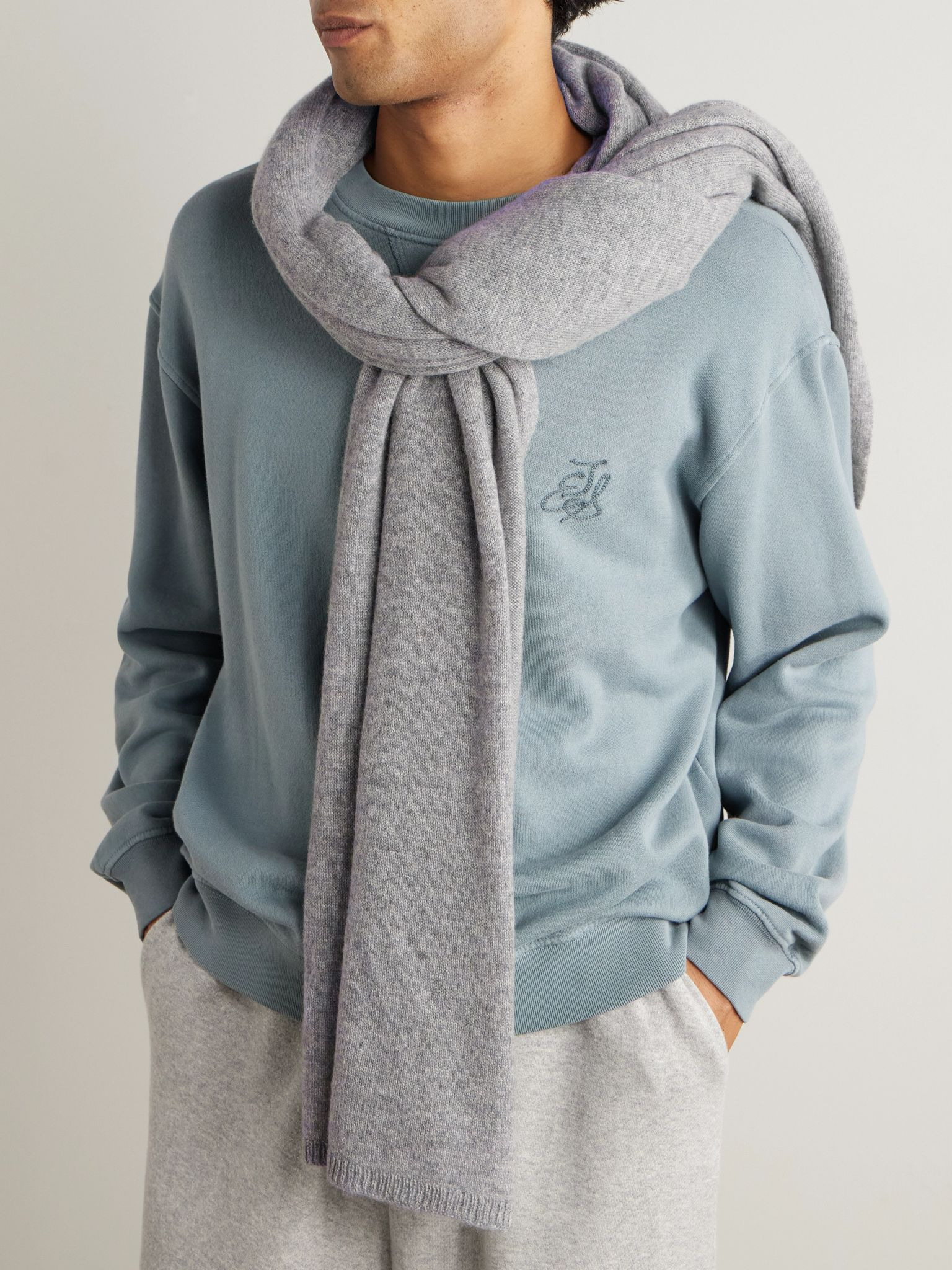Tranquility Travel Cashmere Scarf Gray - 2