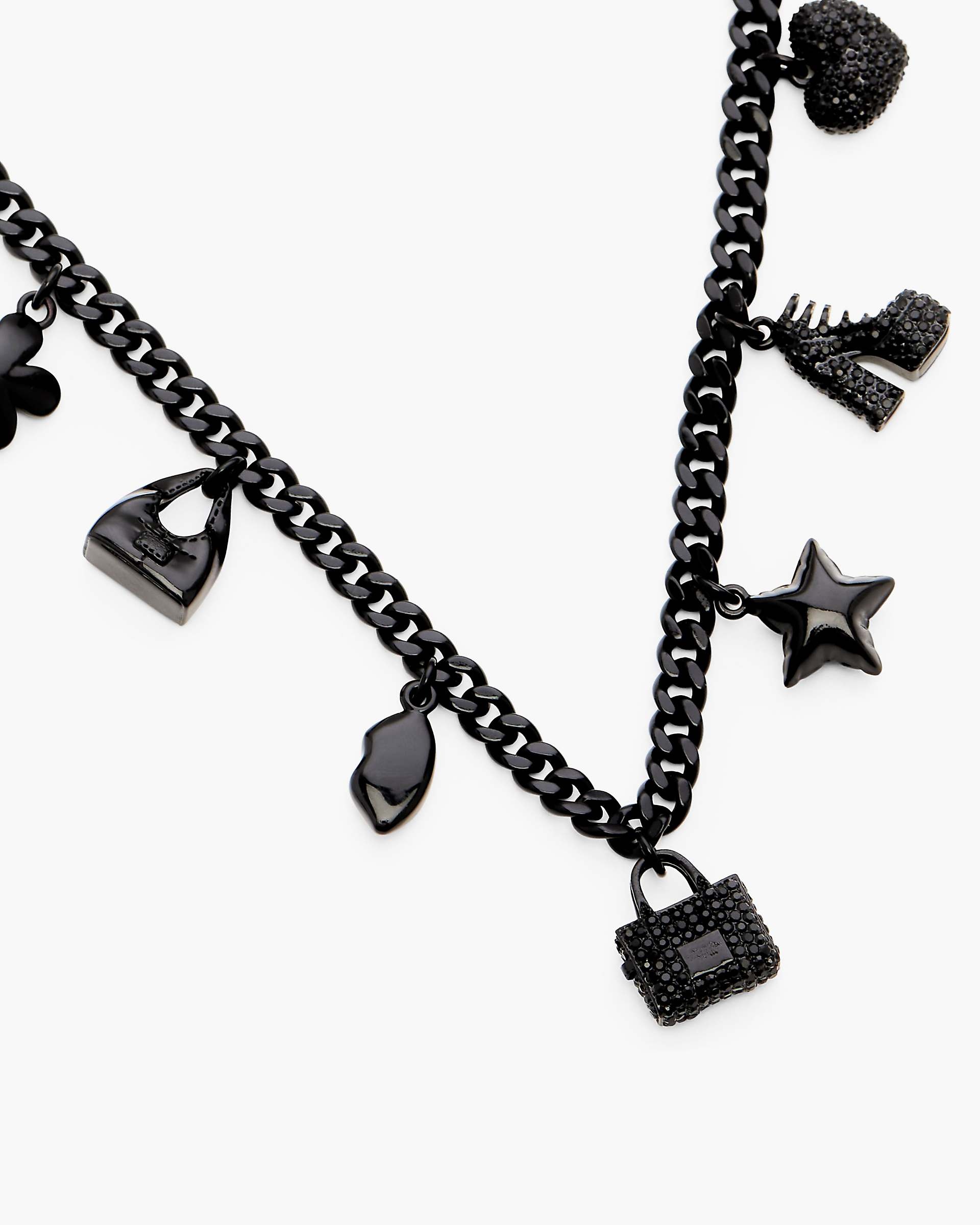 MINI ICON PAVE CHARM NECKLACE - 6