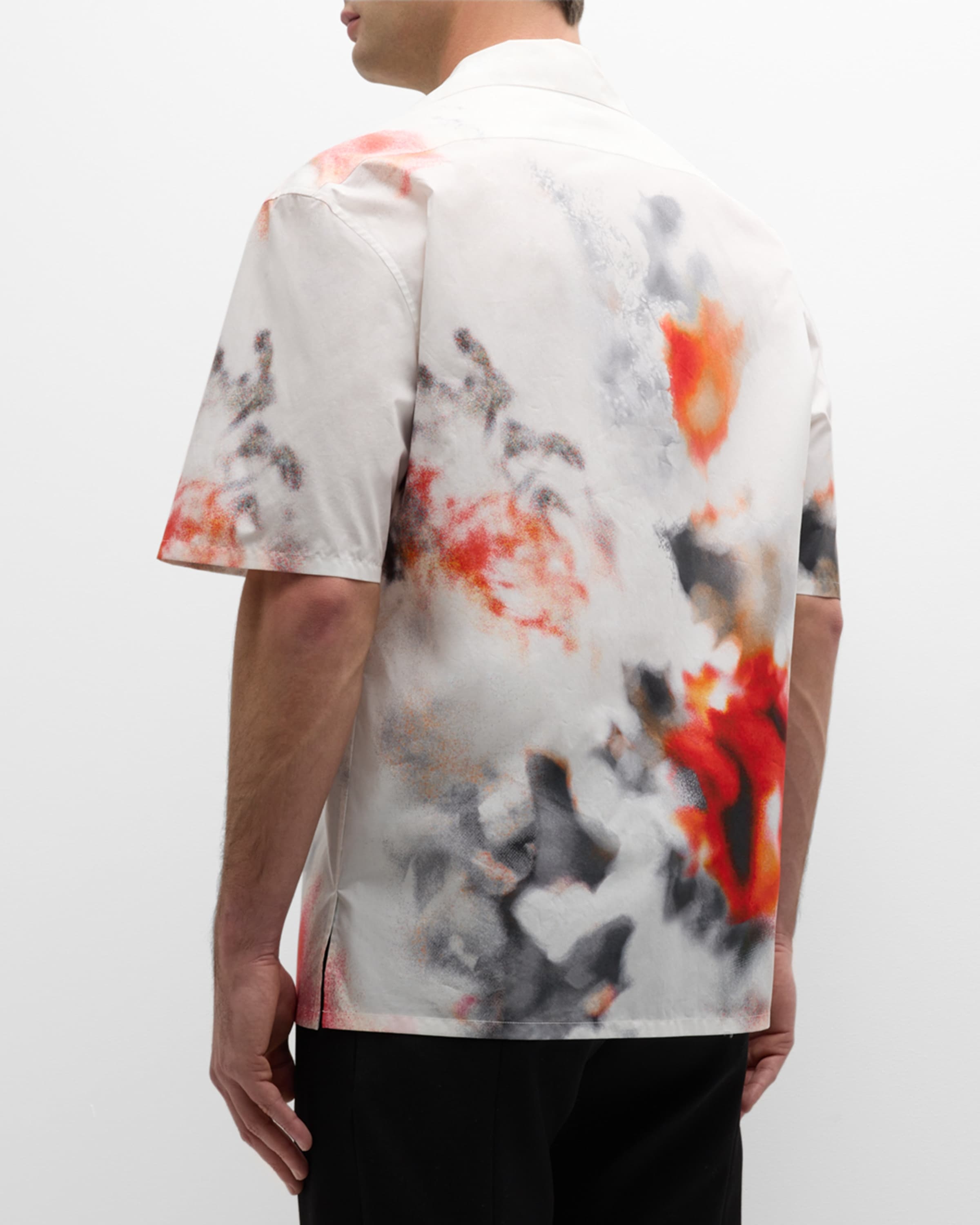 Men's Obscured Flower Camp Shirt - 3