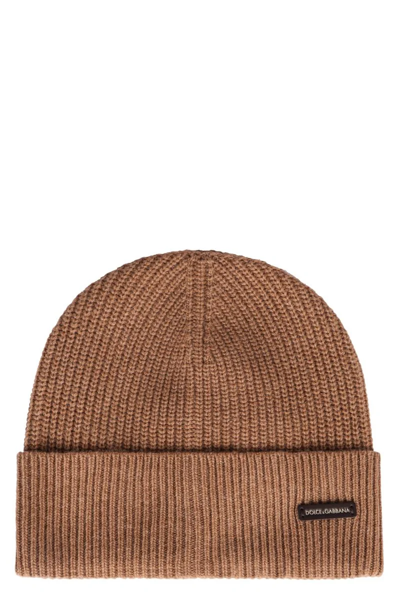 Dolce & Gabbana Ribbed Knit Beanie - 1