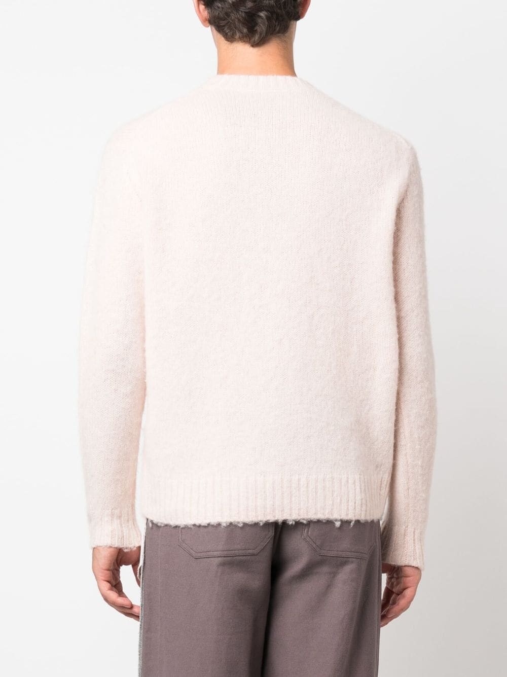 crew-neck wool jumper - 4