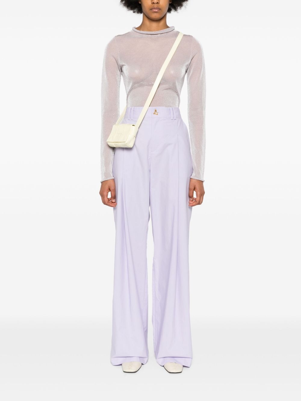 Wellen poplin palazzo pants - 2