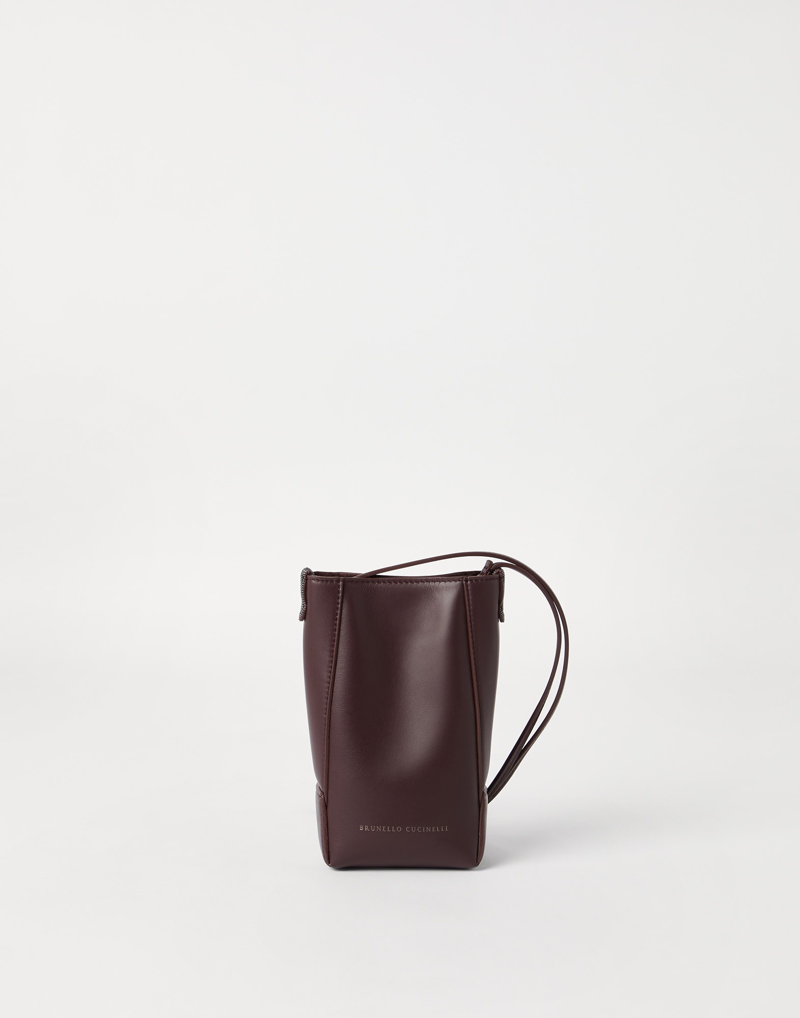 BC Duo phone holder in calfskin with monili - 1