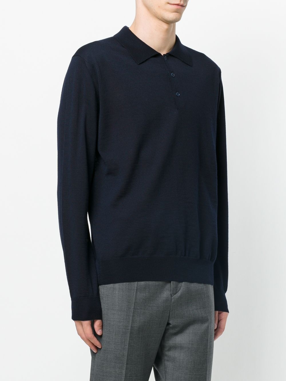 longsleeved polo shirt - 3