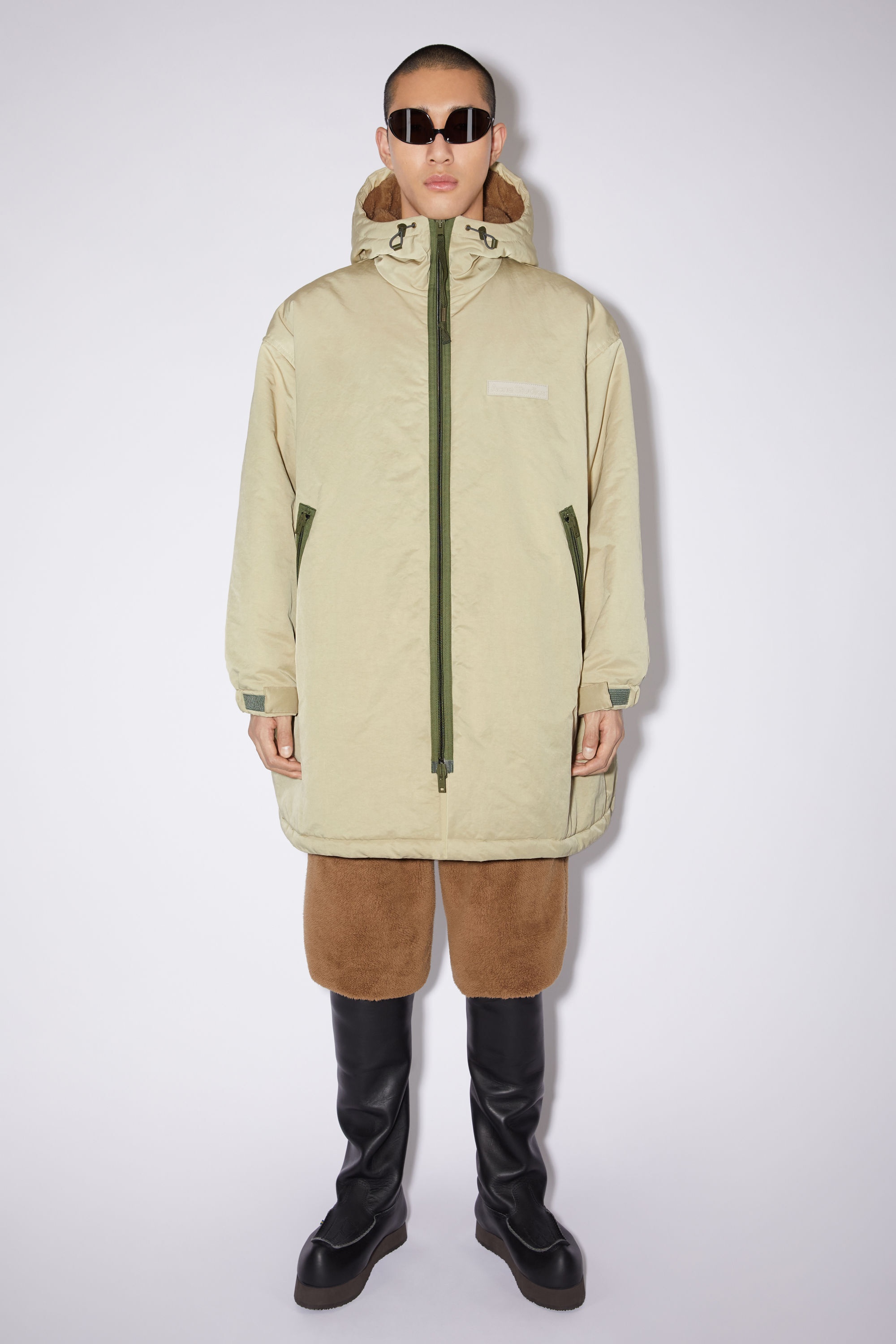 Padded parka - Light beige - 2