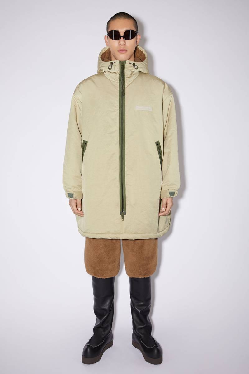 Acne Studios Padded parka - Light beige outlook