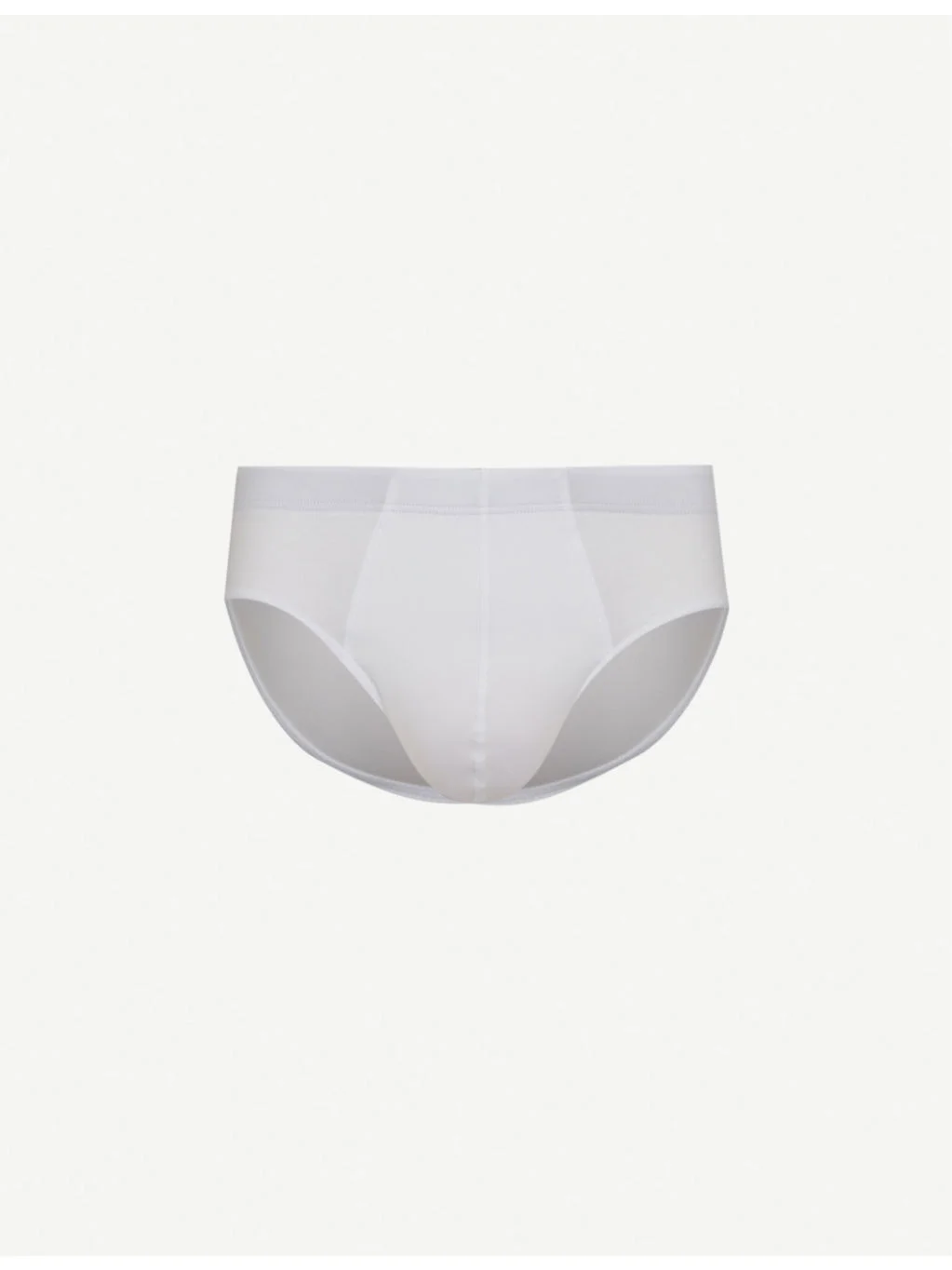 Basic slim-fit cotton briefs - 1