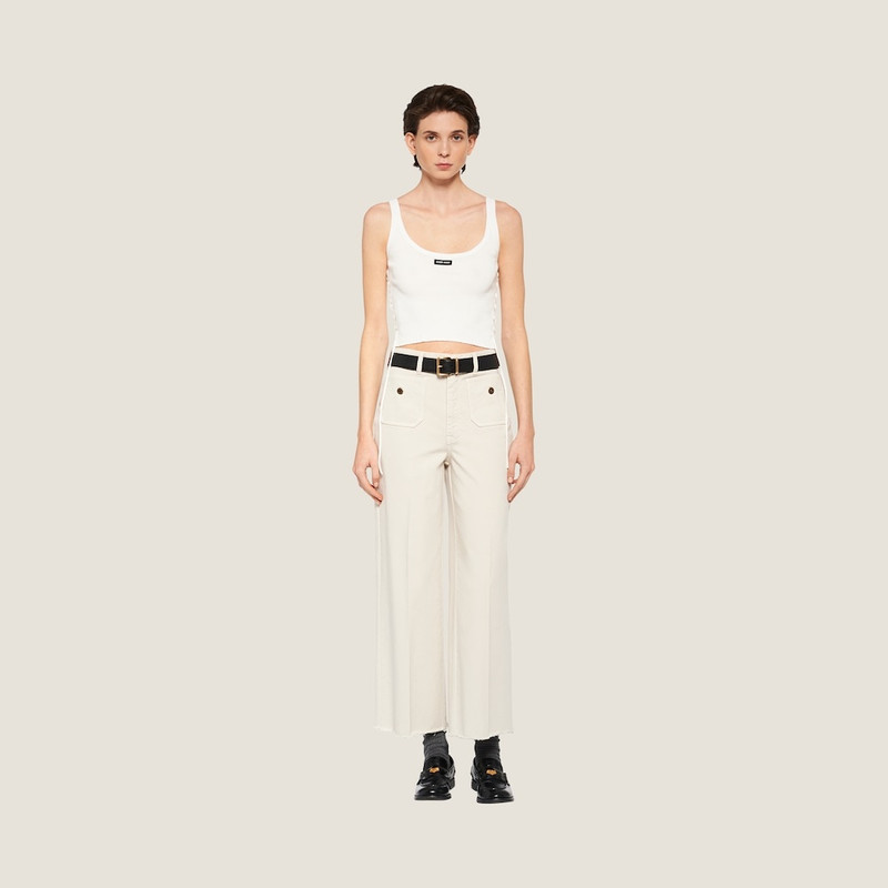 Cotton jersey tank top 1