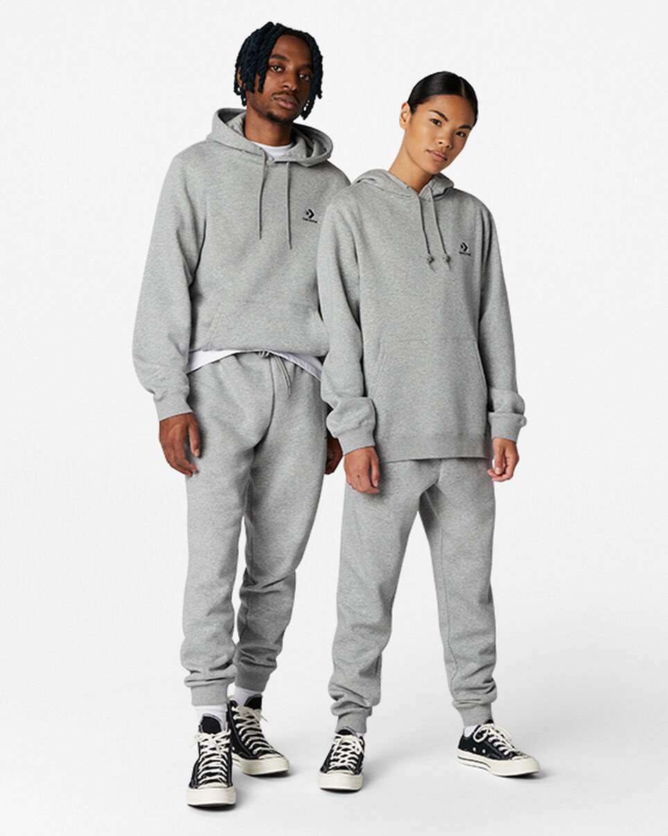 Converse Go-To Embroidered Star Chevron Standard-Fit Fleece Hoodie - 3