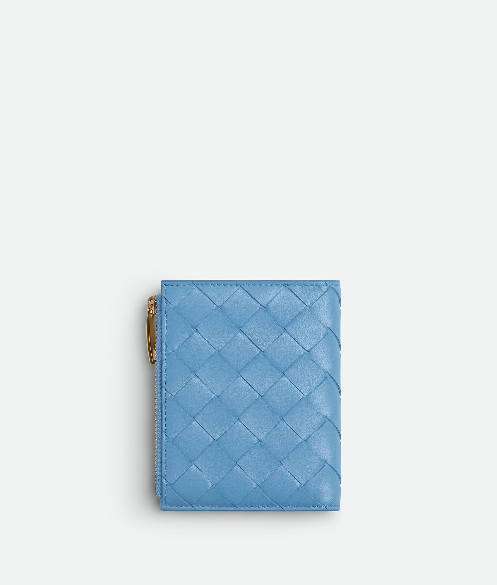 Small Intrecciato Bi-Fold Zip Wallet - 3