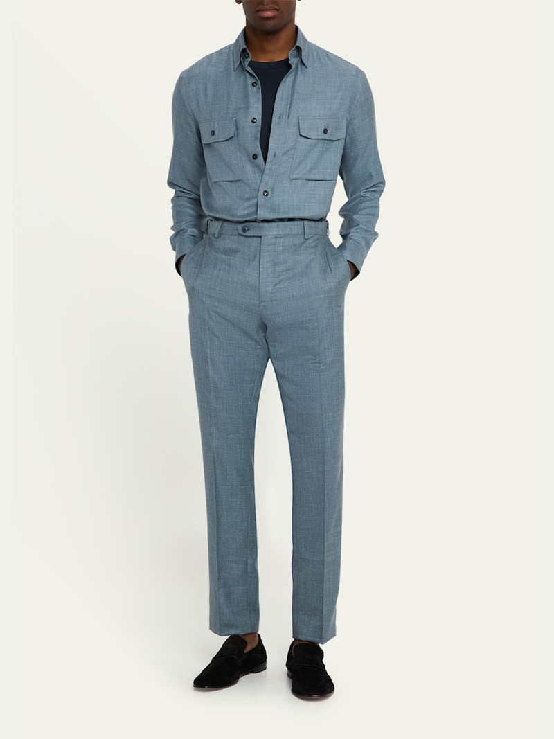 Brioni Men's WWX 80th Anniversary Journey Trousers outlook