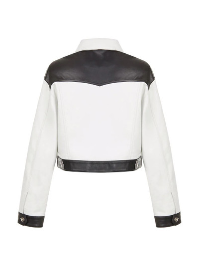 Giuseppe Zanotti Laurie cropped leather jacket outlook