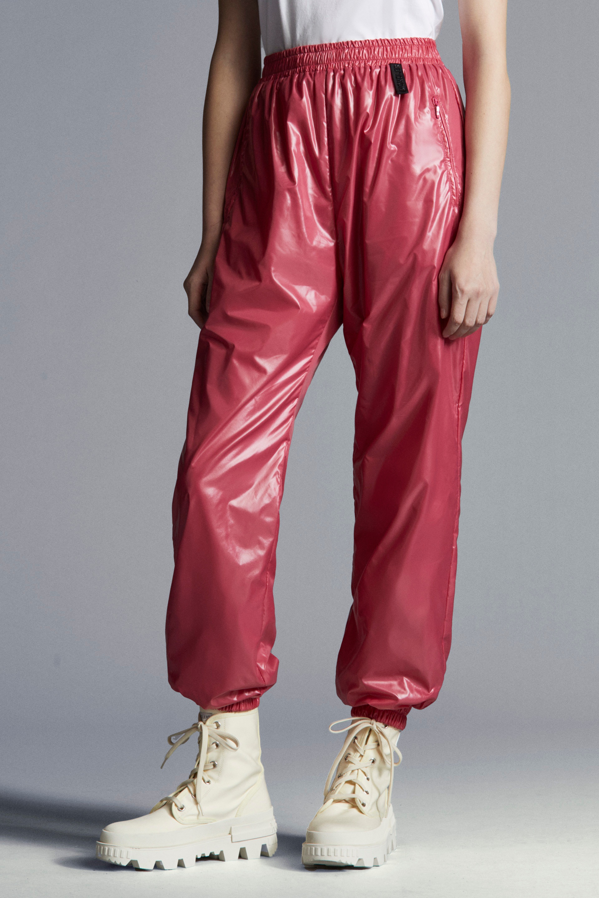 Glossy Nylon Sweatpants - 3