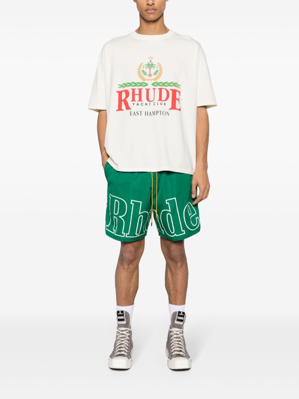 East Hampton Crest cotton T-shirt - 2