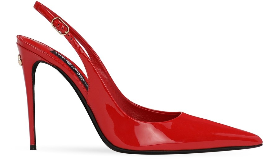 Patent Leather Slingbacks - 1