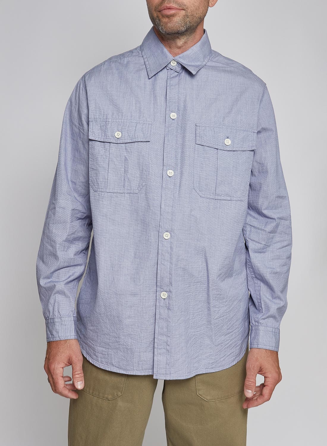 Tunic Shirt in Blue - 11
