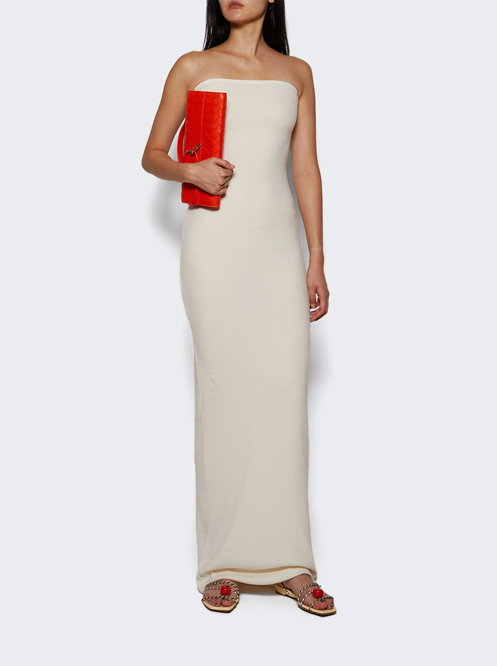 Tube Maxi Dress Cream - 5