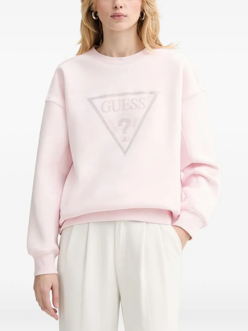 logo-embellished sweatshirt - 1